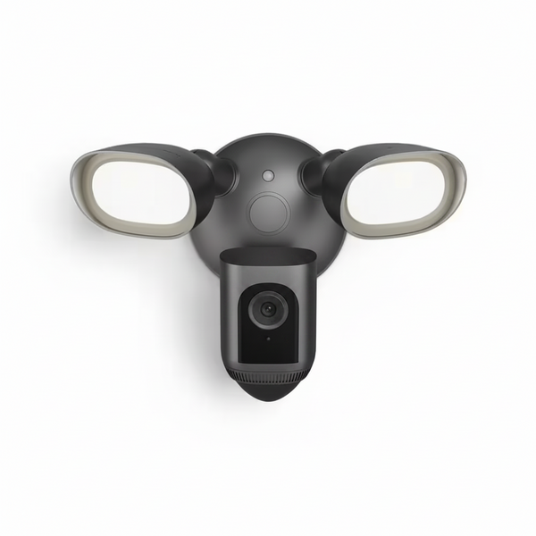Outdoor Security Camera Built to Deter with Advanced Motion Detection, 2K Video, LED Floodlights, Two-Way Audio